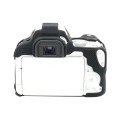 For Canon EOS 200D / EOS 200D Mark II Soft Silicone Protective Case(Black)