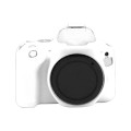 For Canon EOS 200D / EOS 200D Mark II Soft Silicone Protective Case(White)