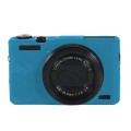 For Canon PowerShot G7 X Mark III / G7X III / G7X3 Soft Silicone Protective Case(Blue)