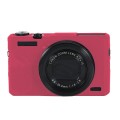 For Canon PowerShot G7 X Mark III / G7X III / G7X3 Soft Silicone Protective Case(Rose Red)
