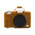 For Canon EOS M50 Mark II / M50 II Soft Silicone Protective Case(Coffee)