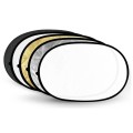 Godox FT05-1 100 x 150cm 5-in-1 Silver / Soft / Gold / White / Black Oval Folding Reflector Board