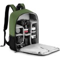 CADeN SLR Camera Shoulder Digital Camera Bag Outdoor Nylon Photography Backpack, Large Size (Army Gr