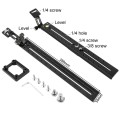 BEXIN VR-380 380mm Length Aluminum Alloy Extended Quick Release Plate for Manfrotto / Sachtler (Blac