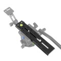 BEXIN B220-50 220mm Length Aluminum Alloy Extended Quick Release Plate for Manfrotto / Sachtler (Bla