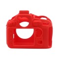 Soft Silicone Protective Case for Nikon D810 (Red)
