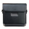 For FUJIFILM instax Link WIDE Full Body PU Leather Case Bag with Strap(Black)