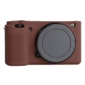 For Sony ZV-E10 Soft Silicone Protective Case (Coffee)