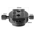 BEXIN QJ08-S Panoramic Rotary Quick Release Clamp Base Tripod Mount with Quick Release Plate