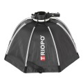 TRIOPO KX65 65cm Dome Speedlite Flash Octagon Parabolic Softbox Diffuser for Speedlite