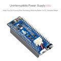 Waveshare UPS Module Uninterruptible Power Supply 600mAh Li-Po Battery Module Stackable Board for Ra
