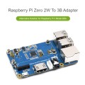 Waveshare Raspberry Pi Zero 2W To 3B Adapter for Raspberry Pi 3 Model B/B+