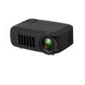 A2000 Portable Projector 800 Lumen LCD Home Theater Video Projector, Support 1080P, UK Plug (Black)