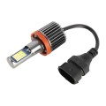 H11 2 PCS DC12-24V / 10.5W Car Double Colors Fog Lights with 24LEDs SMD-3030 & Constant Current, Box