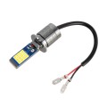 H3 2 PCS DC12-24V / 10.5W Car Fog Lights with 24LEDs SMD-3030 & Constant Current, Box Packaging(Gold