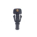 2 PCS Front Windshield Washer Wiper Jet Water Spray Nozzle + Hose Connector Set 3W7Z17603AA for For