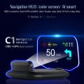C1 OBD2 + GPS Mode Car HUD Head-up Display Compass / Speed / Water Temperature / Voltage Display / S