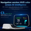 C3 OBD2 + GPS Mode Car Head-up Display HUD Overspeed / Speed / Water Temperature Too High / Voltage