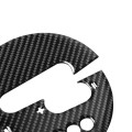 Car Carbon Fiber Gear Shift Panel Decorative Sticker for Nissan 370Z Z34 2009- Left Drive