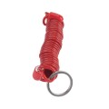 RV Trailer Spring Safety Rope Breakaway Cable, Safety Buckle Size:M8 x 80mm(Red)