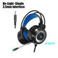 2 PCS G58 Head-Mounted Gaming Wired Headset with Microphone, Cable Length: about 2m, Color:Black Sin