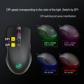 HXSJ P6+V100+A867 Keyboard Mouse Converter + One-handed Keyboard + RGB Gaming Mouse Set