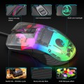 HXSJ P6+V100+A867 Keyboard Mouse Converter + One-handed Keyboard + RGB Gaming Mouse Set