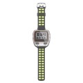 For Garmin Forerunner 310XT Two-color Silicone Watch Band(Grey Green)