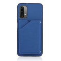 For Xiaomi Poco M3 / Redmi Note 9 4G Skin Feel PU + TPU + PC Back Cover Shockproof Case with Card Sl