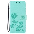 For Xiaomi Redmi Note 10 Pro Rose Embossed Horizontal Flip PU Leather Case with Holder & Card Slots