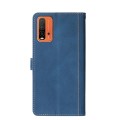 For Xiaomi Redmi Note 9 4G (CN Version) / 9 Power / 9T Stitching Skin Feel Magnetic Buckle Horizonta