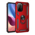 For Xiaomi Redmi K40 / K40 Pro Shockproof TPU + PC Protective Case with 360 Degree Rotating Holder(R