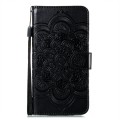 For Xiaomi Redmi Note 10 5G Mandala Embossing Pattern Horizontal Flip PU Leather Case with Holder &