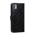 For Xiaomi Redmi Note 10 5G Mandala Embossing Pattern Horizontal Flip PU Leather Case with Holder &