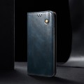 For Xiaomi Redmi Note10 5G Simple Wax Crazy Horse Texture Horizontal Flip Leather Case with Card Slo