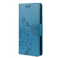 For Xiaomi Redmi Note 10 5G Butterfly Flower Pattern Horizontal Flip Leather Case with Holder & Card