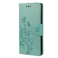 For Xiaomi Redmi Note 10 / Note 10s Butterfly Flower Pattern Horizontal Flip Leather Case with Holde