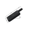 1 Pair RETEVIS RT18 16CHS FRS Dual PTT Handheld Walkie Talkie, US Plug(Black)