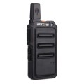 1 Pair RETEVIS RT19 PMR446 16CHS Two Way Radio Handheld Walkie Talkie, EU Plug(Black)