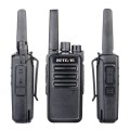 1 Pair RETEVIS RT68 2W 16CHS FRS Two Way Radio Handheld Walkie Talkie, US Plug(Black)