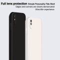 For Xiaomi Redmi 9A Solid Color Imitation Liquid Silicone Straight Edge Dropproof Full Coverage Prot