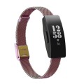 For Fitbit Ace 3 / Inspire 2 Double Insurance Buckle Milanese Watch Band(Colorful)