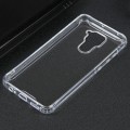 For Xiaomi Redmi Note 9 Four-corner Shockproof Transparent TPU + PC Protective Case