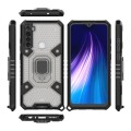 For Xiaomi Redmi Note 8 Space PC+TPU Ring Holder Protective Case(Silver)