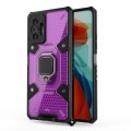 For Xiaomi Redmi Note 10 Pro Space PC+TPU Ring Holder Protective Case(Purple)