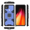 For Xiaomi Redmi 9C Space PC+TPU Ring Holder Protective Case(Blue)