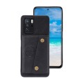For Xiaomi Redmi Note 10 Pro 5G Double Buckle PU + TPU Shockproof Magnetic Protective Case with Card