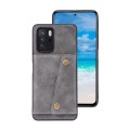 For Xiaomi Redmi Note 10 Pro 5G Double Buckle PU + TPU Shockproof Magnetic Protective Case with Card