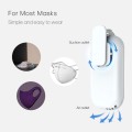 BP245 Mini Portable Electric Mask Air Fan, 2 Speed Adjustment(White)