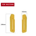 Car Suede Wrap Door Handle Frame Armrest Cover for Ford Mustang 2015-2020, Left and Right Drive Univ